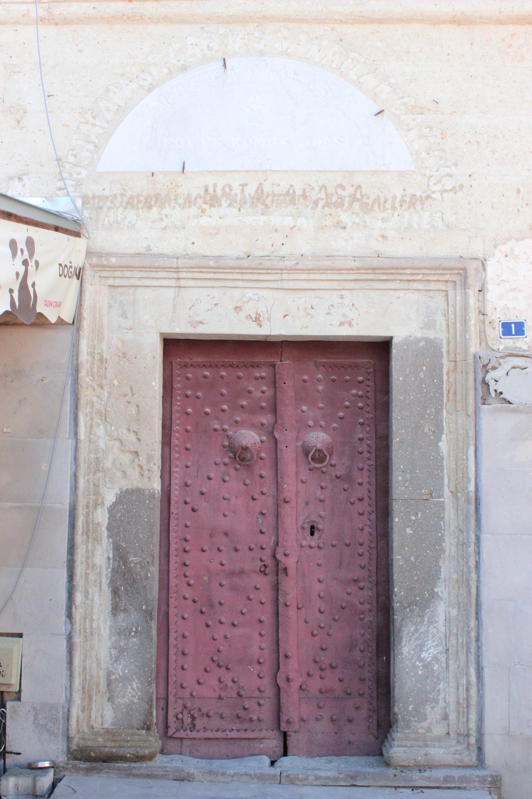 Cappadocia University Mustafapasa Village and Guest Room Door